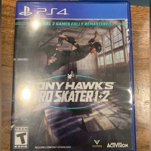 Tony hawk skater ps4 game 1 and 2!!